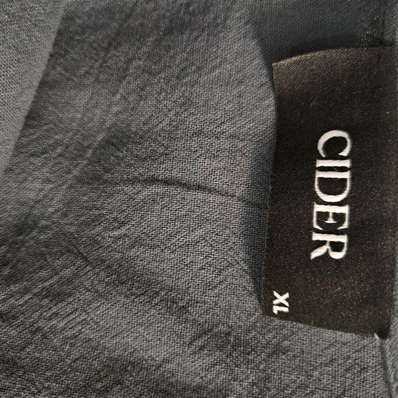 Cider jumpsuit, dusty blue cotton sleeveless.  Size XL.    # 802 - Picture 6 of 8